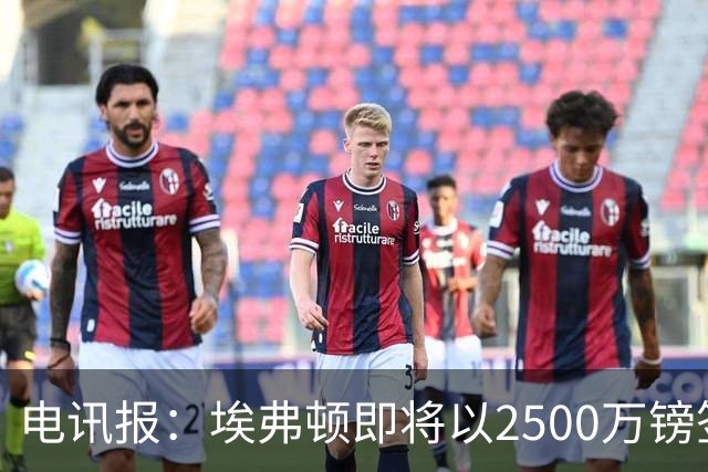 电讯报：埃弗顿即将以2500万镑签下米堡中场哈克尼